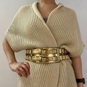Miu Miu Gold Belt